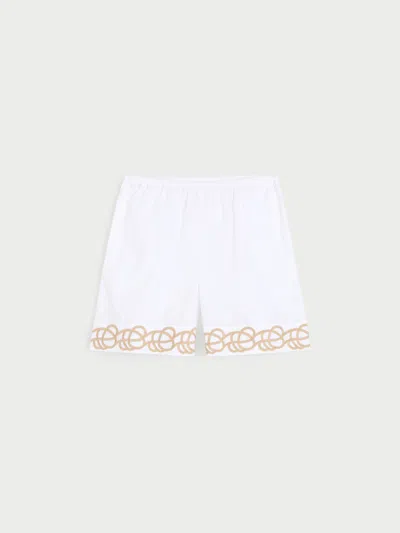 By Malene Birger Siona Organic Cotton Shorts In White