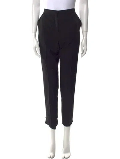 Pre-owned By Malene Birger Skinny Leg Pants In Black