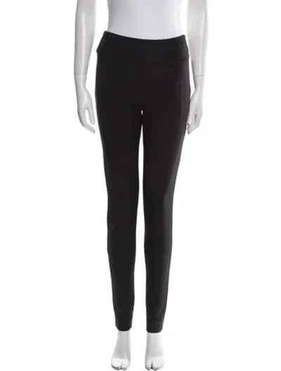 Pre-owned By Malene Birger Skinny Leg Pants In Black