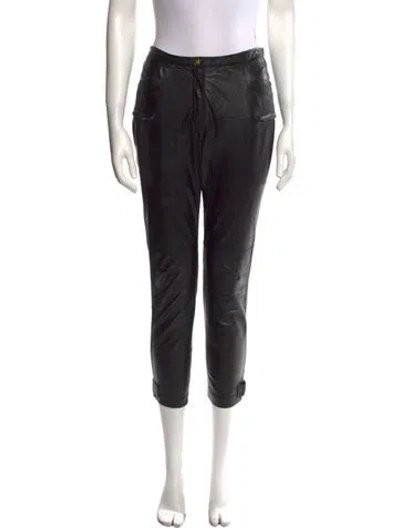 Pre-owned By Malene Birger Skinny Leg Pants In Black