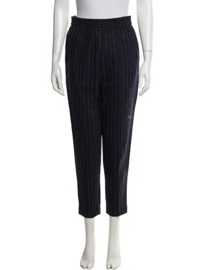 Pre-owned By Malene Birger Skinny Leg Pants In Blue