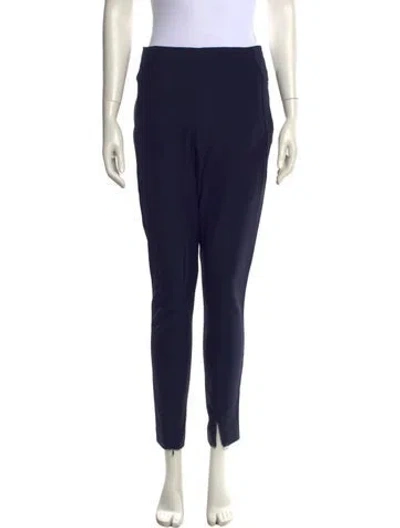 Pre-owned By Malene Birger Skinny Leg Pants In Blue