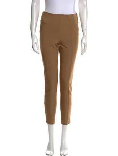 Pre-owned By Malene Birger Skinny Leg Pants In Brown