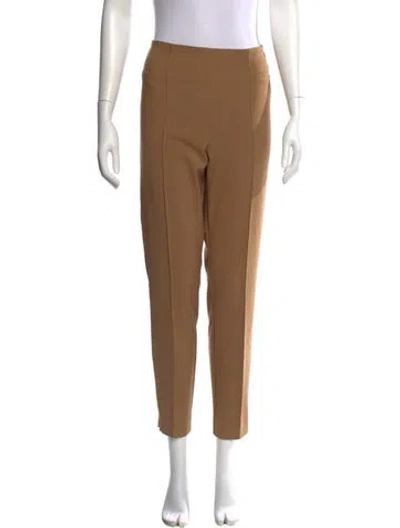 Pre-owned By Malene Birger Skinny Leg Pants In Brown