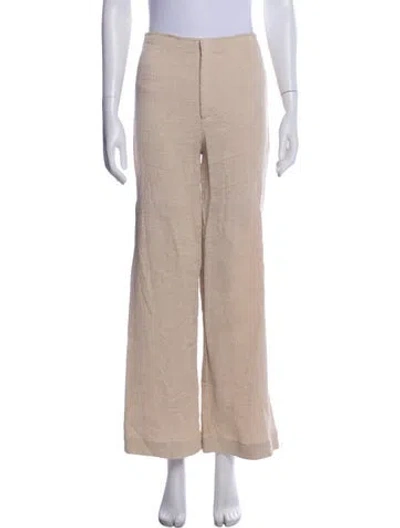 Pre-owned By Malene Birger Skinny Leg Pants In Neutral