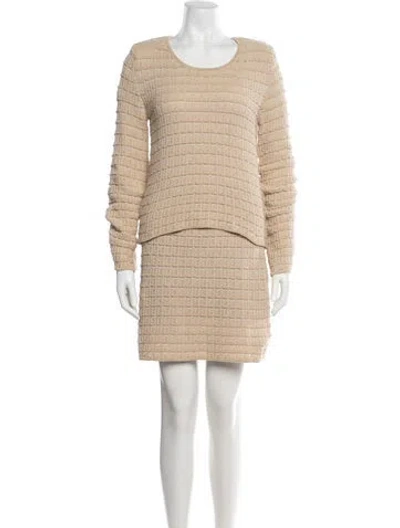 Pre-owned By Malene Birger Skirt Set In Neutrals