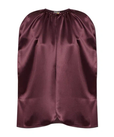 By Malene Birger Sleeveless Cape In Red