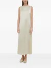 By Malene Birger Sleeveless Open-back Maxi Dress In Neutral