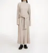 BY MALENE BIRGER SLOANA MERINO WOOL DRESS IN OLD BEIGE