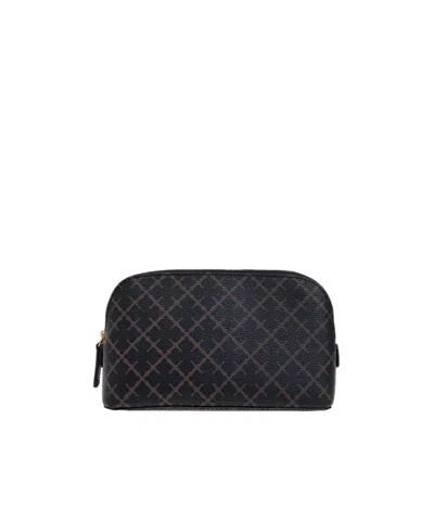 By Malene Birger Small Bae Makeup Bag In Dark Chokolate