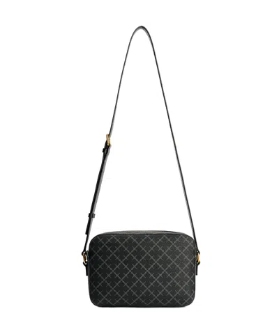 By Malene Birger Small Lolla Geometric-pattern Cross Body Bag In Black