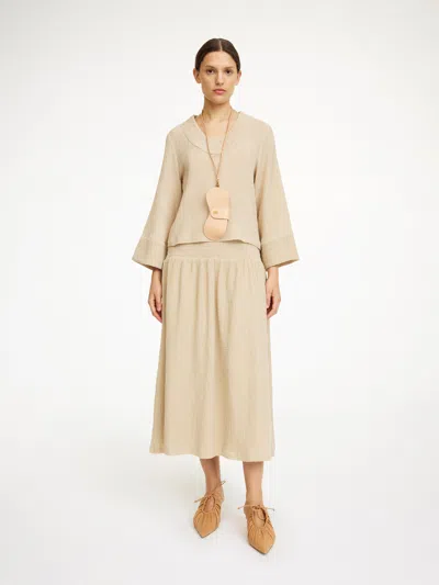 By Malene Birger Sol Midi Skirt In Tehina