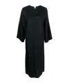 By Malene Birger Split-neck Kaftan Midi Dress