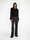 By Malene Birger Long-sleeved Cardigan In Black