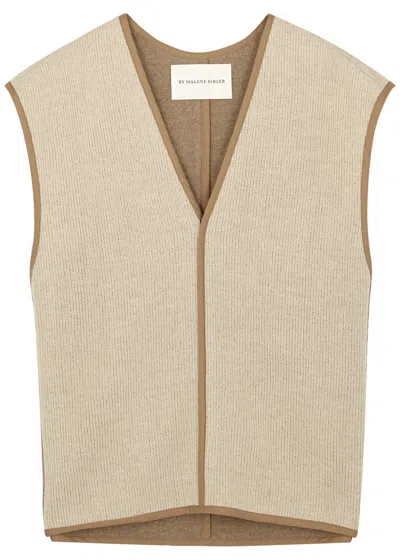 By Malene Birger Stephanie Wool-blend Vest In Brown