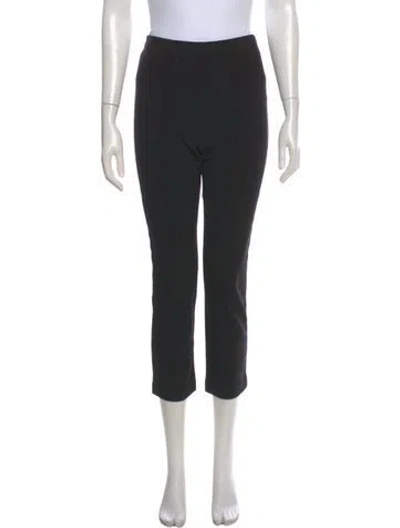 Pre-owned By Malene Birger Straight Leg Pants In Black
