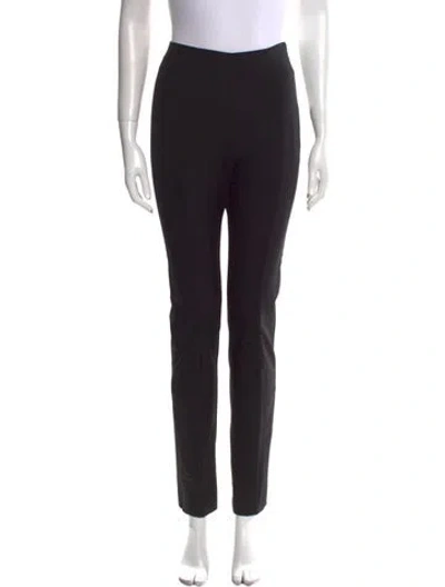 Pre-owned By Malene Birger Straight Leg Pants In Black