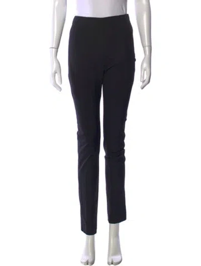 Pre-owned By Malene Birger Straight Leg Pants In Black