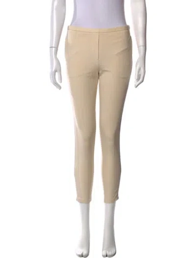 Pre-owned By Malene Birger Straight Leg Pants In Neutrals