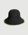 By Malene Birger Strawilla Paper Hat In Black