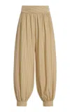 By Malene Birger Striped Margot Pants In Brown