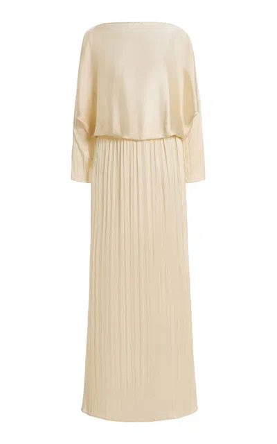 By Malene Birger Suki Plissé Maxi Dress In Animal Print