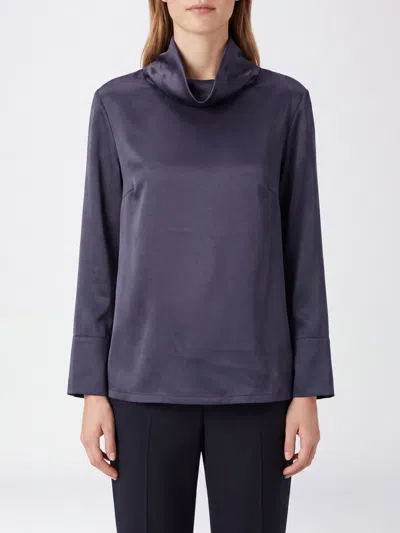 By Malene Birger Sweater Woman Color Black In Purple