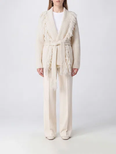 By Malene Birger Candela Fringe Wrap Cardigan In Neutral