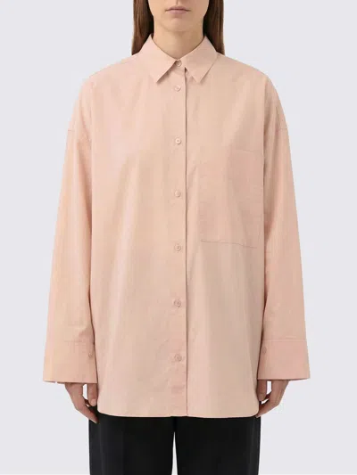 By Malene Birger Derris Striped Button-up Shirt In Pink