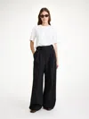 By Malene Birger Taal High-waist Trousers In Black
