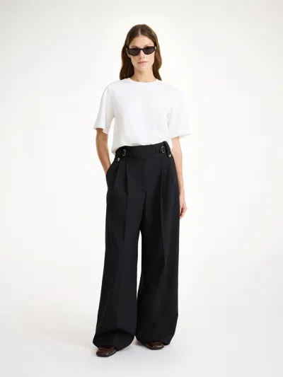 By Malene Birger Taal High-waist Trousers In Black