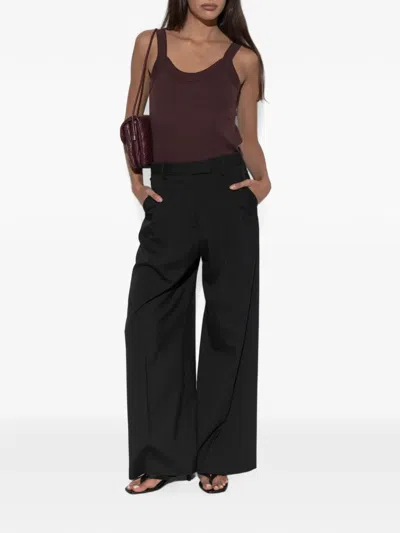 By Malene Birger Taalia Pleated Trousers In Black