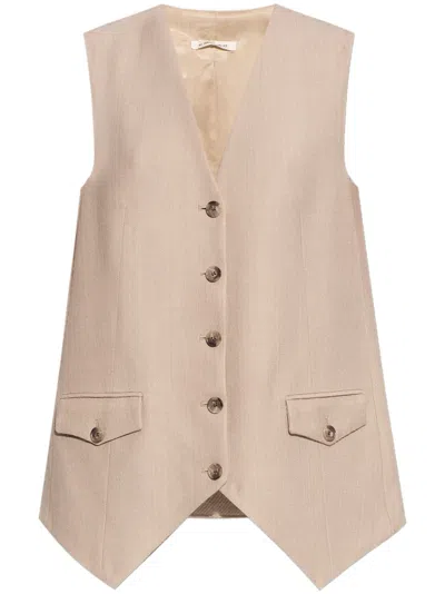 By Malene Birger Tailored Waistcoat In 中性色