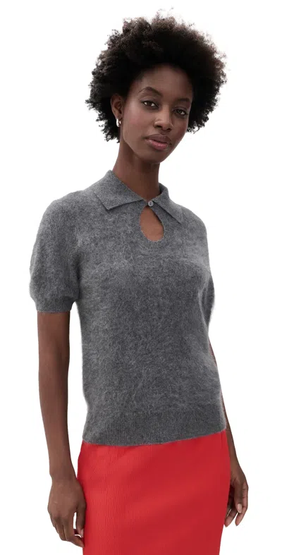 By Malene Birger Talallia Cashmere Pullover Grey Melange