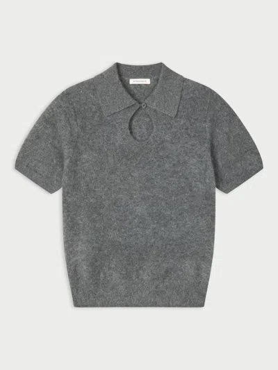By Malene Birger Talallia Cashmere Sweater In Grey Melange
