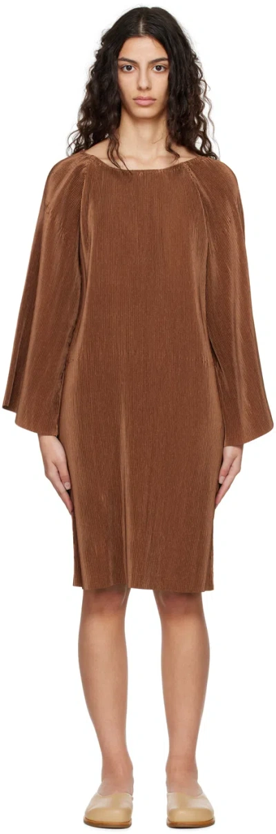 By Malene Birger Tan Vyanna Minidress In 1g6 Dark Tan