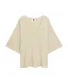 By Malene Birger Pullover Made Of Lyocell In Nude