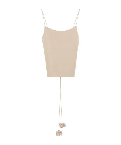 By Malene Birger Thin Shoulder Strap Sling In Nude