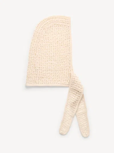 By Malene Birger Tianne Knit Pearls Hood In Gray