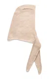 By Malene Birger Tianne Knit Wool Hood In Grey