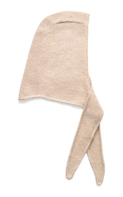 By Malene Birger Tianne Knit Wool Hood In Grey