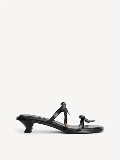 By Malene Birger Tianno Leather Sandals In Black