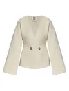 By Malene Birger Tinley Double-breasted Wool Cardigan