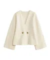 By Malene Birger Tinley Ribbed Double-breasted Sweater