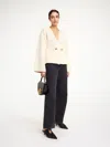 By Malene Birger Tinley Wool-blend Cardigan In Soft White