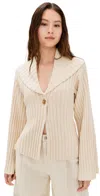 By Malene Birger Toka Cardigan Soft White In Neutral