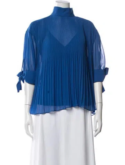 Pre-owned By Malene Birger Top In Blue