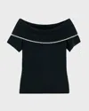 By Malene Birger Top Hetha Svart In Black