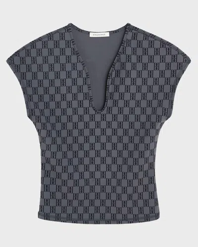 By Malene Birger Topp Venazia Athletic Monogram Print