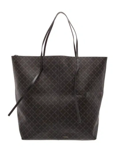Pre-owned By Malene Birger Tote In Brown